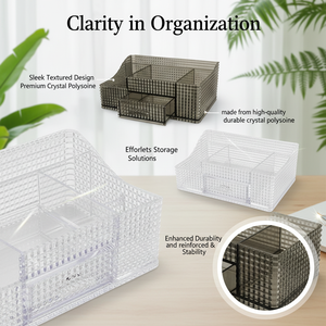 Caja <span class=keywords><strong>de</strong></span> Almacenamiento <span class=keywords><strong>de</strong></span> <span class=keywords><strong>Maquillaje</strong></span> <span class=keywords><strong>de</strong></span> Cristal <span class=keywords><strong>de</strong></span> Lujo a Precio <span class=keywords><strong>de</strong></span> Fábrica, Caja <span class=keywords><strong>de</strong></span> Almacenamiento <span class=keywords><strong>de</strong></span> <span class=keywords><strong>Maquillaje</strong></span> <span class=keywords><strong>de</strong></span> Cristal Transparente Blanca y Negra - Product Image 6
