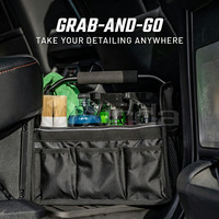 Sac de rangement pour outils robustes personnalisé, organisateur de rangement pour le detailing automobile avec poignée en métal robuste