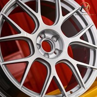 Jantes de voiture pour passagers en alliage d'aluminium forgé monobloc léger sur mesure de 20 pouces pour Porsche 718 Cayman GTS