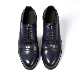 Chaussures Oxford en cuir pour homme, style décontracté et luxueux, fabriquées à la main, bout carré, pour tenue formelle, nouvelle collection 2026, augmentant la taille, automne - Product Image 6