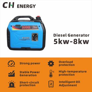גנרטור דיזל שקט במיוחד CH 50/60 הרץ עבור גנרטורים דיזל 3 קילוואט, 5 קילוואט, 8 קילוואט, 10 קילוואט, גנרטורים חשמליים 5 קילוואט לבית - Product Image 1