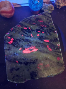 Wholesale Hot Natural Ruby In Zoisite <b>Raw</b> Stone Slices <b>Crystal</b> Good Pattern Office Decor Gifts - Product Image 2