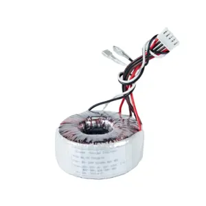 1500W transformador toroidal personalizado entrada 110V 115V 220V 230V saída 9V 12V 17V 24V 45V 50V para alimentação amplificador de áudio