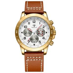 Montre-bracelet de luxe pour homme avec mouvement en acier inoxydable et chronographe à quartz <span class=keywords><strong>Moonswatch</strong></span> Style sport avec logo personnalisé Résistance à l'eau - Product Image 6