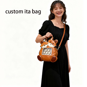 Sac Ita personnalisé avec motif de renard, pour festival, fête, voyage en plein air, imperméable, sac bandoulière pour femmes et filles - Product Image 5