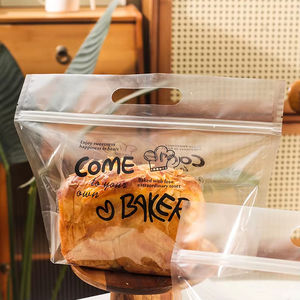 Bolsa <span class=keywords><strong>de</strong></span> plástico desechable para pan al por mayor, PET CPP transparente, personalizada, con cierre automático, cremallera, panadería, pan, pastel, postre, bolsa <span class=keywords><strong>de</strong></span> plástico - Product Image 2