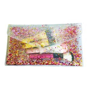 Nouveau design personnalisé forme taille paillettes sac cosmétique holographique sac à main bouton <span class=keywords><strong>rose</strong></span> or violet argent <span class=keywords><strong>eau</strong></span> paillettes sacs pochette - Product Image 1