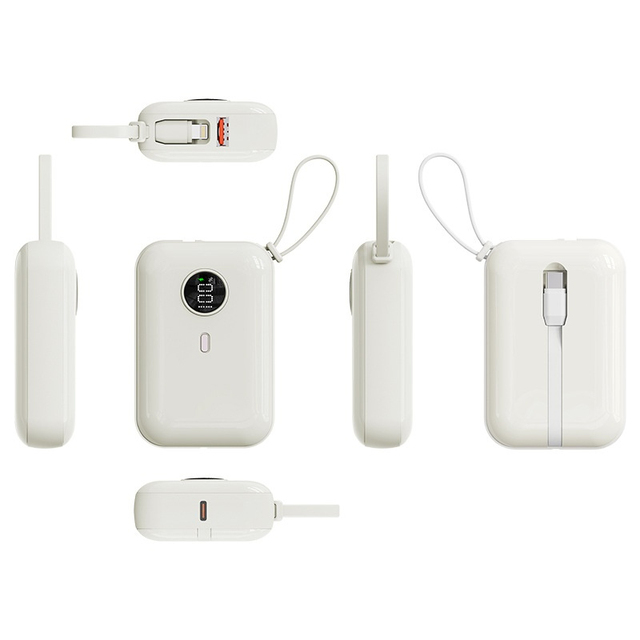 2025 10000mAh High Quality Mini Portable Powerbank Pd22.5w Fast Charge Digital Display Charge Power Bank