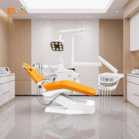 Fauteuil dentaire de luxe, ensemble complet, unité dentaire électrique avec moniteur, microscope, support dorsal pour équipement de clinique dentaire