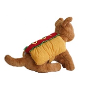 2022 animali domestici di lusso natale hot dog hamburger vestiti cane costume di halloween