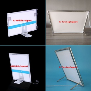 Bảng hiệu <span class=keywords><strong>menu</strong></span> LED nhôm phát sáng, hộp đèn đặt hàng quán trà sữa, bảng quảng cáo, bảng giá, thẻ để bàn kính - Product Image 4