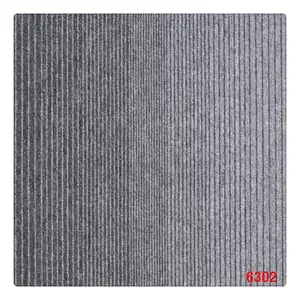 Commercial Modern Office Floor Office Carpet Tiles 50x50cm Direct Bitumen Backing Carpet Tile