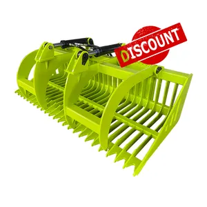 RSBM Skid steer attachment grapple bucket for skid steer loader