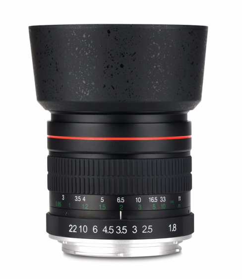 85mm F/1.8 Medium Telephoto Portrait Prime Lens 85mm F/1.8 Portrait Lens for Dslr Camera