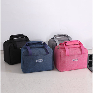 Brivilas Insulated Lunch Bag Cloth <b>Material</b> With PEVA Lining For Student And Daily Use - Product Image 1