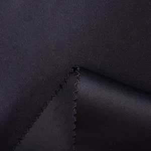 Мягкие удобные дышащие 100% полиэфирные однотонные окрашенные тканые ткани для пальто
