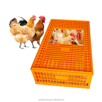 YYX LMC01 Boîte de transport empilable pour l'élevage de volailles, caisses de transport en plastique pour poulets