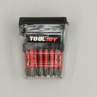 Jeu de 25 embouts de tournevis à chocs TOOLJOY en acier S2, embouts PH2, zone de torsion rouge, embouts à chocs à tige hexagonale 1/4, magnétiques