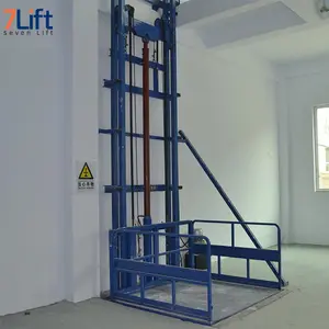 ลิฟท์ยก1- 5ตัน3- 20เมตรประกอบง่ายลิฟท์ไฮดรอลิกอุตสาหกรรมโกดังสินค้าขนาดเล็กรางติดผนัง