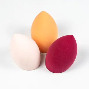 New soft egg dry wet dual beauty make up egg bevel shape puff makeup sponge