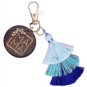 Nouveau <span class=keywords><strong>Porte</strong></span>-clés Rond Créatif Alphabet MAMA 2026, Fait Main avec <span class=keywords><strong>Pompon</strong></span> en <span class=keywords><strong>Laine</strong></span>, Accessoire de Sac - Product Image 5