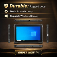 Tablet Resistente WIN11 en Oferta, IP67, Procesador Intel I5 I7 de 12.ª Generación, Tablet Industrial con Puerto LAN