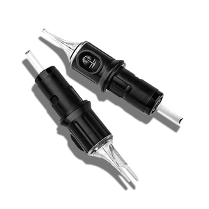 WENYU 10個使い捨てタトゥーカートリッジニードル316Lステンレススチール0.25mm直径パーマネントメイクPMUマシンニードル1RL - Product Image 1