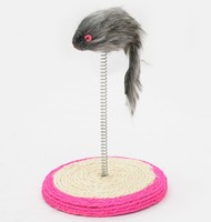 Jouet interactif pour chat, ventouse à ressort en Sisal, vente en gros, livraison gratuite