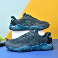 Chaussures de tennis et de badminton unisexes professionnelles, respirantes, avec doublure en mesh, résistantes à l'usure, pour l'entraînement et la course à pied