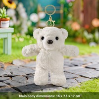 Porte-clés en peluche mignon chiot cochon, design dessin animé, petit cadeau, décoration pour sac à dos d'étudiant, vente en gros, porte-clés animal doux, cadeau en vrac