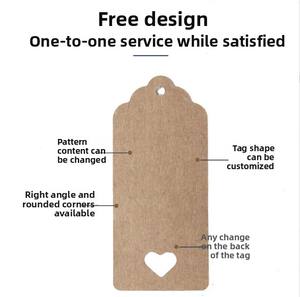 Verbessern Sie Ihre Marke Custom Embossed Beige Round Hang <span class=keywords><strong>Tags</strong></span> auf Premium Off White Craft Paper für Kleidung Taschen und Schuhe - Product Image 4