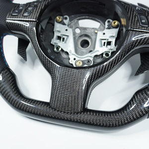 Volante de fibra de carbono personalizado privado con paleta de cambio y cuero perforado para BMW 3 Series M3 E46 E39 E53 330ci <span class=keywords><strong>325i</strong></span> - Product Image 3