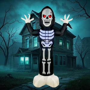 Halloween lumineux yeux rouges citrouille <span class=keywords><strong>vampire</strong></span> festival fête cour gonflable <span class=keywords><strong>d</strong></span>écoration extérieure - Product Image 4