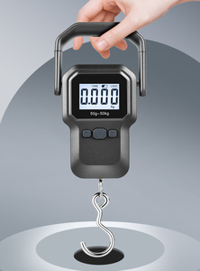 50 किलो एलसीडी इलेक्ट्रॉनिक पोर्टेबल वेट स्केल वाणिज्यिक हैंग फिशिंग यात्रा डिजिटल सामान पैमाने - Product Image 4