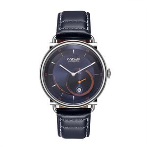 Montre automatique pour homme avec bracelet en cuir véritable de qualité supérieure, personnalisable en usine, 43 mm, mouvement Miyota, étanche 50 m, mécanique - Product Image 1