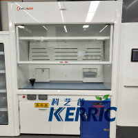 Hotte de laboratoire Kerric LB-02 moderne en fer, anti-explosion chimique, avec conduit – Équipement de laboratoire économique