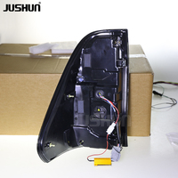 Luz Trasera LED JUSHUN para Toyota Hilux 2015-2023 Revo, Luz Trasera de Alto Brillo, Luz de Freno, Venta al por Mayor de Fábrica