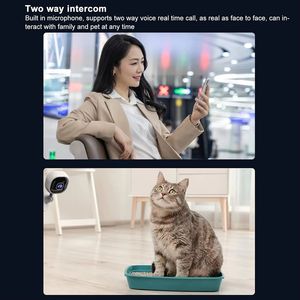 กล้องวงจรปิดภายในบ้าน ความละเอียด 1080P HD WiFi IP65 กันน้ำ กล้องอัจฉริยะ <span class=keywords><strong>เสียง</strong></span> 2 ทาง มองเห็นในเวลากลางคืน ตรวจจับความเคลื่อนไหว บันทึกข้อมูลบนคลาวด์ - Product Image 4