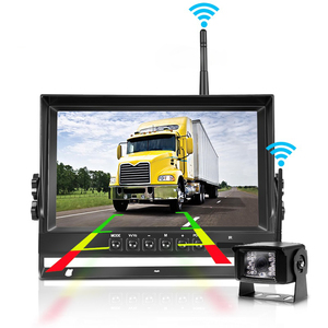 Cámaras de Reversa Inalámbricas de 9 Pulgadas, Sistema de Visión Nocturna, Visión Trasera para RV, Camión, Remolque, Autobús, DC 12V 24V - Product Image 1