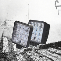 Lampe de conduite étanche 4 pouces 48W en aluminium pour SUV Offroad Boat 4x4 4WD Auto Exterior Lighting 16 LED Work Light