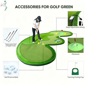 Tapis de putting de golf personnalisé, portable, pliable, durable, écologique, <span class=keywords><strong>mini</strong></span>-cours, intérieur/extérieur, entraînement artificiel - Product Image 6