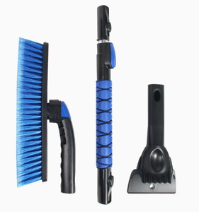 Pelle à <span class=keywords><strong>neige</strong></span> longue personnalisée avec manche télescopique détachable, balai à <span class=keywords><strong>neige</strong></span> multifonctionnel pour voiture, <span class=keywords><strong>grattoir</strong></span> à glace pour l'exportation, fournitures d'hiver - Product Image 4