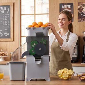 Exprimidor de Naranjas Comercial, Máquina Exprimidora Eléctrica de 100W para el Hogar, Extractor de Limones, Cítricos y Granadas - Product Image 4