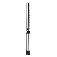 Pompe submersible multi-étages pour puits profonds en acier inoxydable de 4 pouces, 30 m3/h, 5 étages, 7,5 CV, sortie de 3 pouces - Fabricant OEM