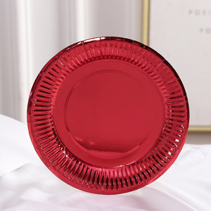 Assiettes en papier <span class=keywords><strong>pastel</strong></span> jetables biodégradables écologiques pour impression de fête d'anniversaire - Product Image 5