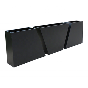 Mueble <span class=keywords><strong>urbano</strong></span> para exteriores, <span class=keywords><strong>jardineras</strong></span> creativas de metal para exteriores, parque de jardín exterior, caja de planta de acero galvanizado, macetas para exteriores - Product Image 2