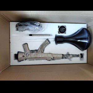 Ensemble de <span class=keywords><strong>chicha</strong></span> de luxe de grande taille en forme de pistolet Ak47, ensemble de <span class=keywords><strong>chicha</strong></span> en résine arabe de Dubaï, ensemble de <span class=keywords><strong>chicha</strong></span> en diamant Ak47 - Product Image 6