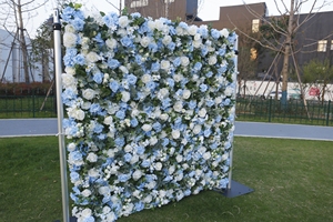 Toile <span class=keywords><strong>de</strong></span> fond murale florale Real Touch soie fleur panneau église décoration élégant Rill tissu fleur rideau toile <span class=keywords><strong>de</strong></span> fond <span class=keywords><strong>fleuriste</strong></span> boutique - Product Image 6