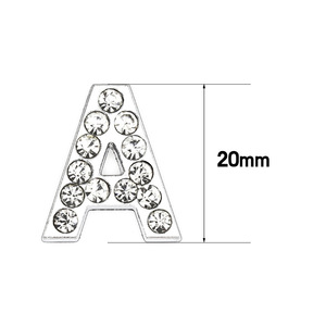 อุปกรณ์ตกแต่งรองเท้าแฟชั่นขนาดใหญ่ 20 มม. ตัวอักษรประดับตกแต่งรองเท้า หัวเข็มขัดรองเท้าแบบพิเศษ ดอกไม้โลหะประดับรองเท้า - Product Image 6