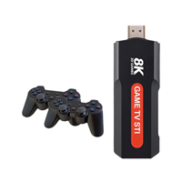 X2 PLUS M8 2.4G TV Consoles de jeux vidéo 2.4G Double manette sans fil bâton de jeu 4K 30000 jeux 64GB Console de jeu rétro